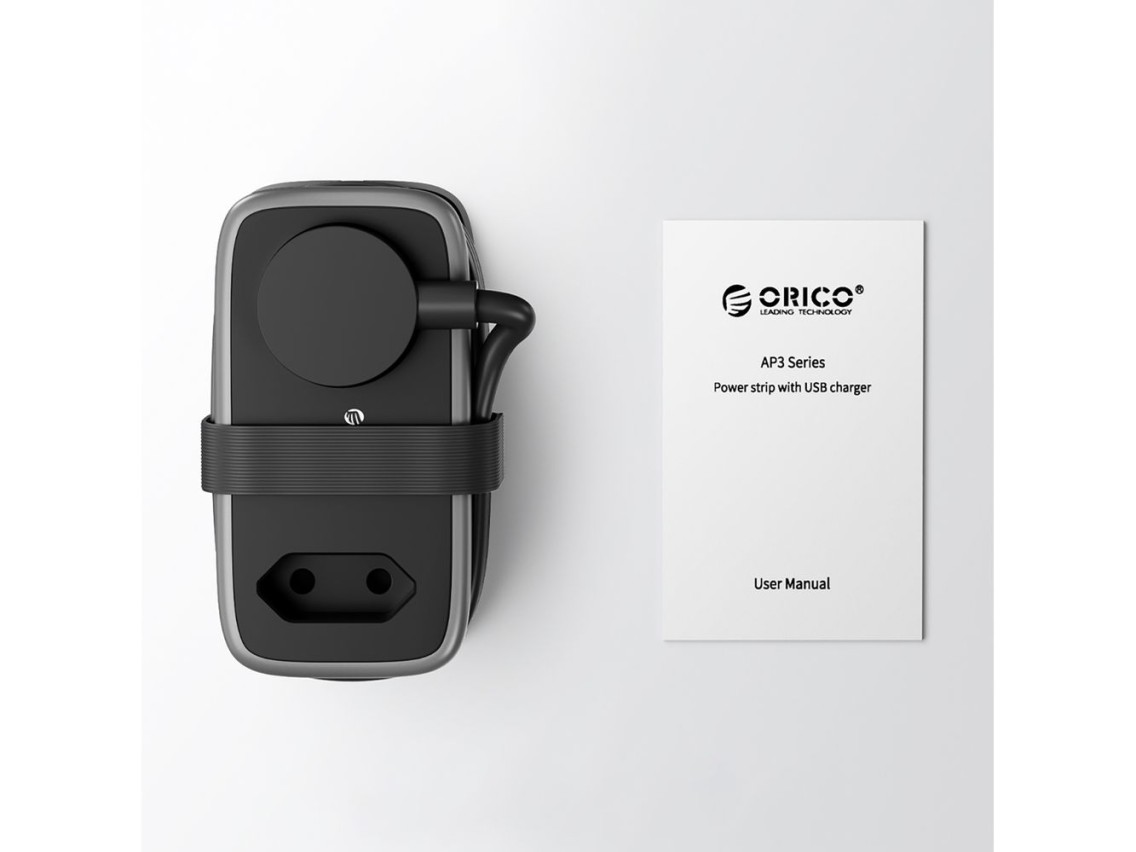 Orico AP3 65W GaN 6in1 Power Strip 2x AC + 2x USB-A + 2x USB-C - Black