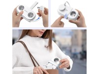 Régua de energia Orico AP3 20W GaN 5 em 1: 2 tomadas CA + 2 portas USB-A + 1 porta USB-C - Branca Régua de energia Orico AP3 20W GaN 5 em 1: 2 tomadas CA + 2 portas USB-A + 1 porta USB-C - Branca