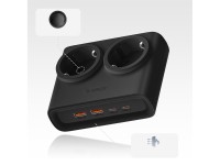 Orico PDC25 25W 6in1 Power Strip 2x AC + 2x USB-A + 2x USB-C - Black Orico PDC25 25W 6in1 Power Strip 2x AC + 2x USB-A + 2x USB-C - Black