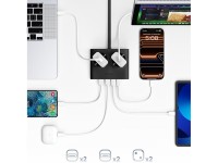 Orico PDC25 25W 6in1 Power Strip 2x AC + 2x USB-A + 2x USB-C - Black Orico PDC25 25W 6in1 Power Strip 2x AC + 2x USB-A + 2x USB-C - Black