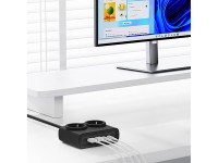 Orico PDC25 25W 6in1 Power Strip 2x AC + 2x USB-A + 2x USB-C - Black Orico PDC25 25W 6in1 Power Strip 2x AC + 2x USB-A + 2x USB-C - Black