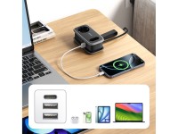 Regleta de alimentación Orico AP3 de 65 W GaN 6 en 1: 2 puertos CA + 2 puertos USB-A + 2 puertos USB Regleta de alimentación Orico AP3 de 65 W GaN 6 en 1: 2 puertos CA + 2 puertos USB-A + 2 puertos USB