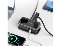 Regleta de alimentación Orico AP3 de 65 W GaN 6 en 1: 2 puertos CA + 2 puertos USB-A + 2 puertos USB Regleta de alimentación Orico AP3 de 65 W GaN 6 en 1: 2 puertos CA + 2 puertos USB-A + 2 puertos USB