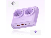 Régua de energia Orico PDC25 25W 6 em 1: 2 tomadas AC + 2 portas USB-A + 2 portas USB-C - Roxa Régua de energia Orico PDC25 25W 6 em 1: 2 tomadas AC + 2 portas USB-A + 2 portas USB-C - Roxa