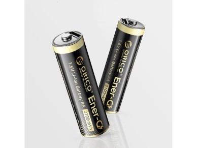Orico Ener-G EG5C lithium battery 1.5V 2100mWh AA USB-C rechargeable battery 2 pcs.
