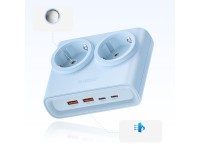 Regleta Orico PDC25 de 25 W 6 en 1: 2 puertos CA + 2 puertos USB-A + 2 puertos USB-C - Azul Regleta Orico PDC25 de 25 W 6 en 1: 2 puertos CA + 2 puertos USB-A + 2 puertos USB-C - Azul