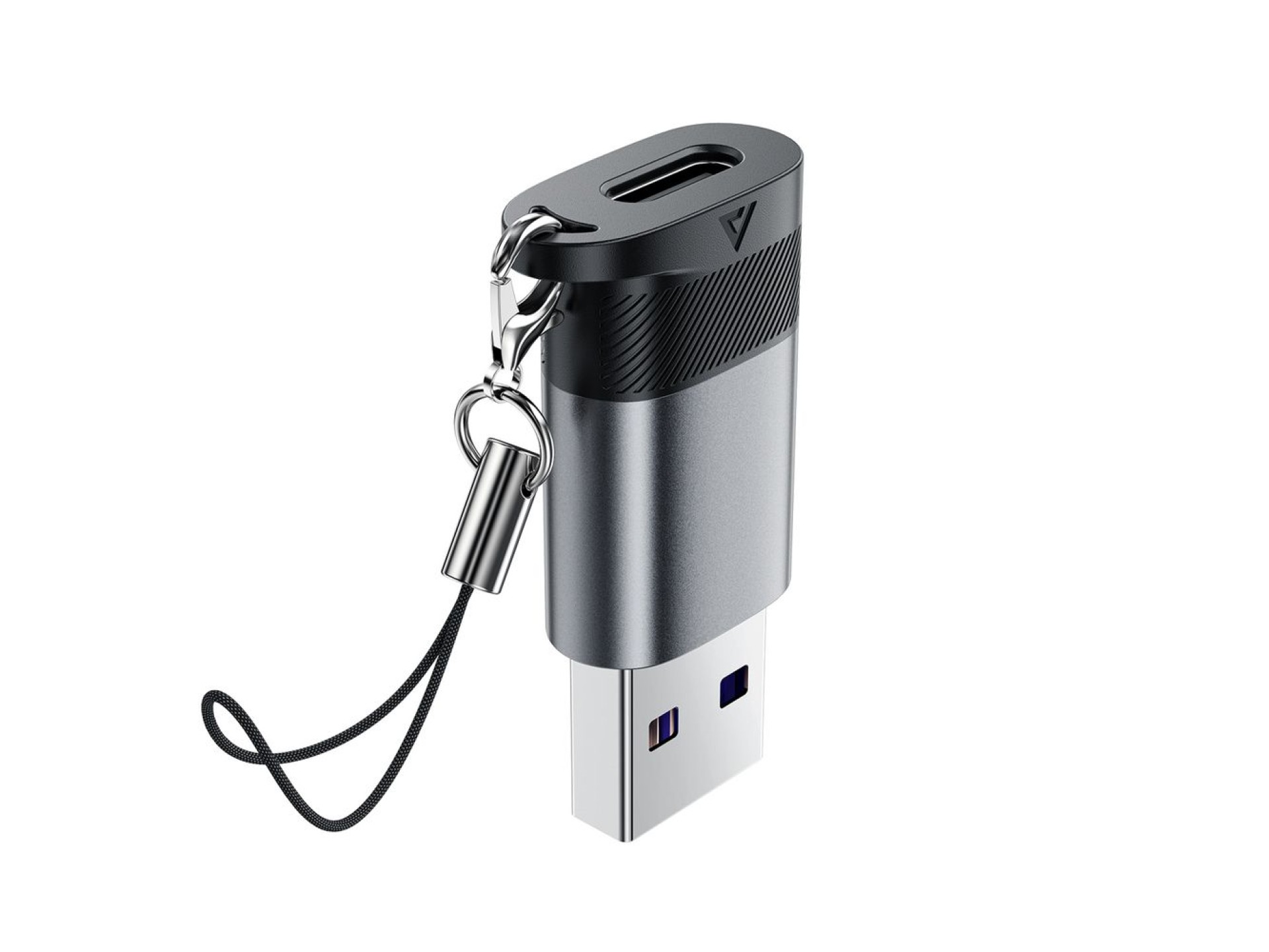 Acefast J8 USB-C - USB-A Adapter - Gray