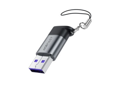 Acefast J8 USB-C - USB-A Adapter - Gray