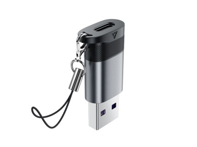 Acefast J8 USB-C - USB-A Adapter - Gray