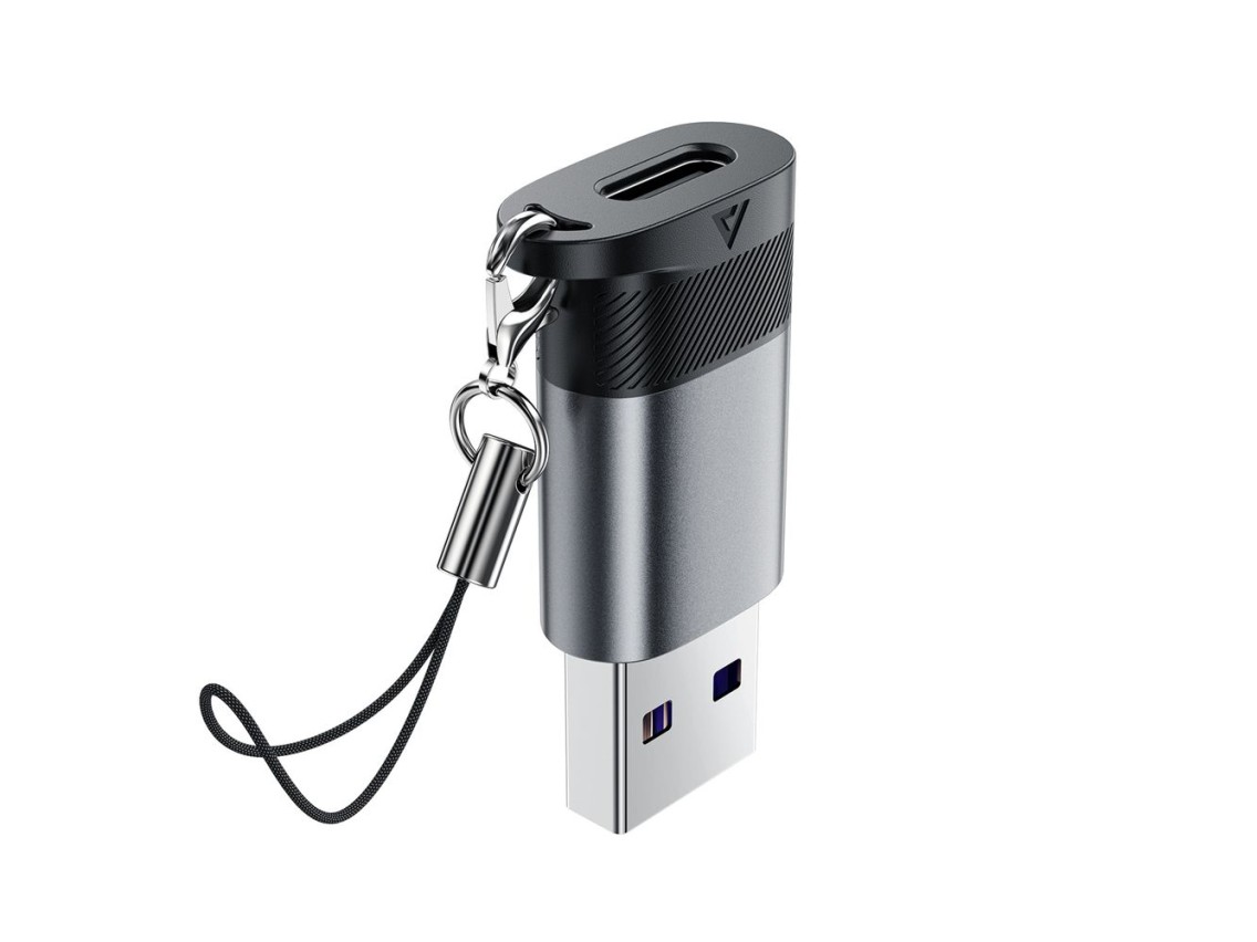Acefast J8 USB-C - USB-A Adapter - Gray