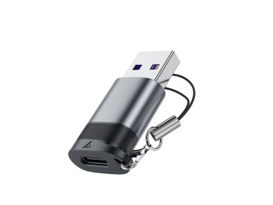 Acefast J8 USB-C - USB-A Adapter - Gray