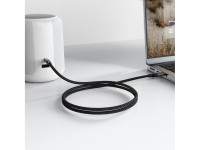 Cable Acefast J11 USB-C a mini jack de 3,5 mm, 1 m - negro Cable Acefast J11 USB-C a mini jack de 3,5 mm, 1 m - negro