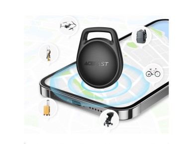 Localizador Bluetooth Acefast S2 compatible con Apple Find My - Negro