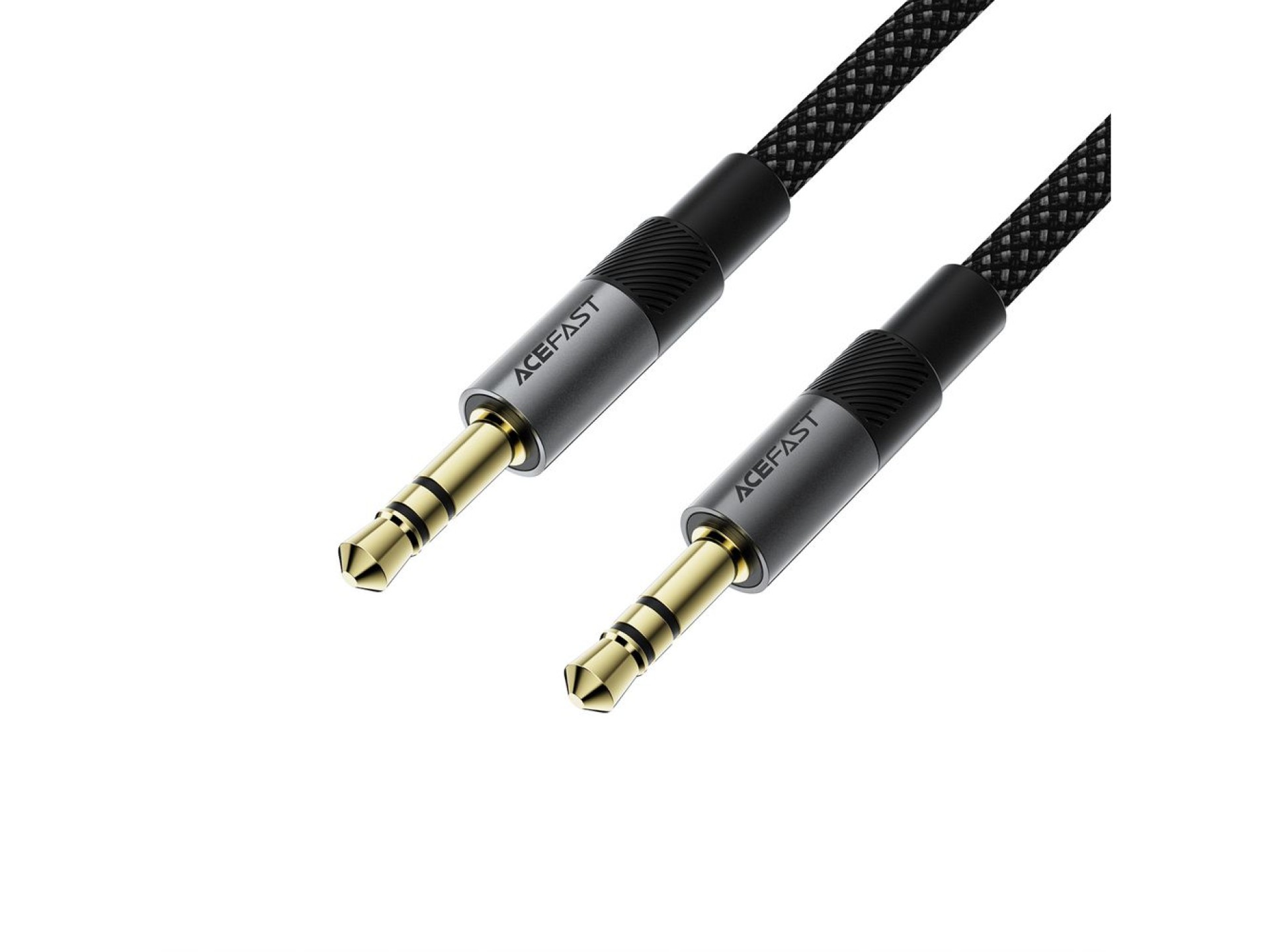 Cabo AUX Acefast J10 mini jack 3,5 mm 1 m - preto