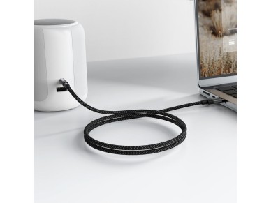 Cable Acefast J11 USB-C a mini jack de 3,5 mm, 1 m - negro Cable Acefast J11 USB-C a mini jack de 3,5 mm, 1 m - negro