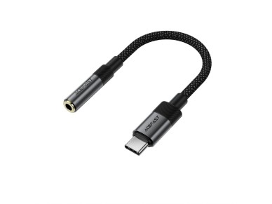 Acefast J12 USB-C to 3.5mm mini jack adapter - black