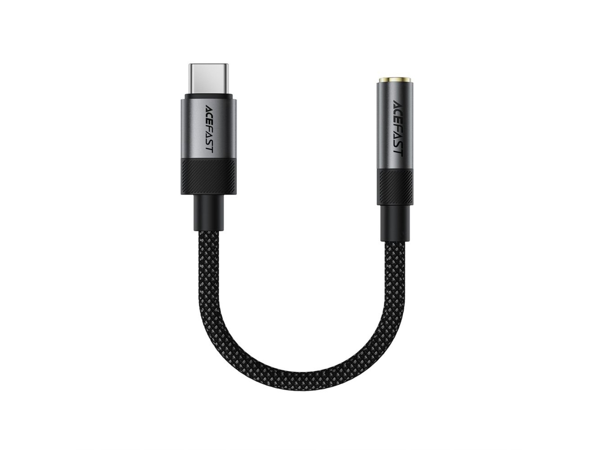 Acefast J12 USB-C to 3.5mm mini jack adapter - black
