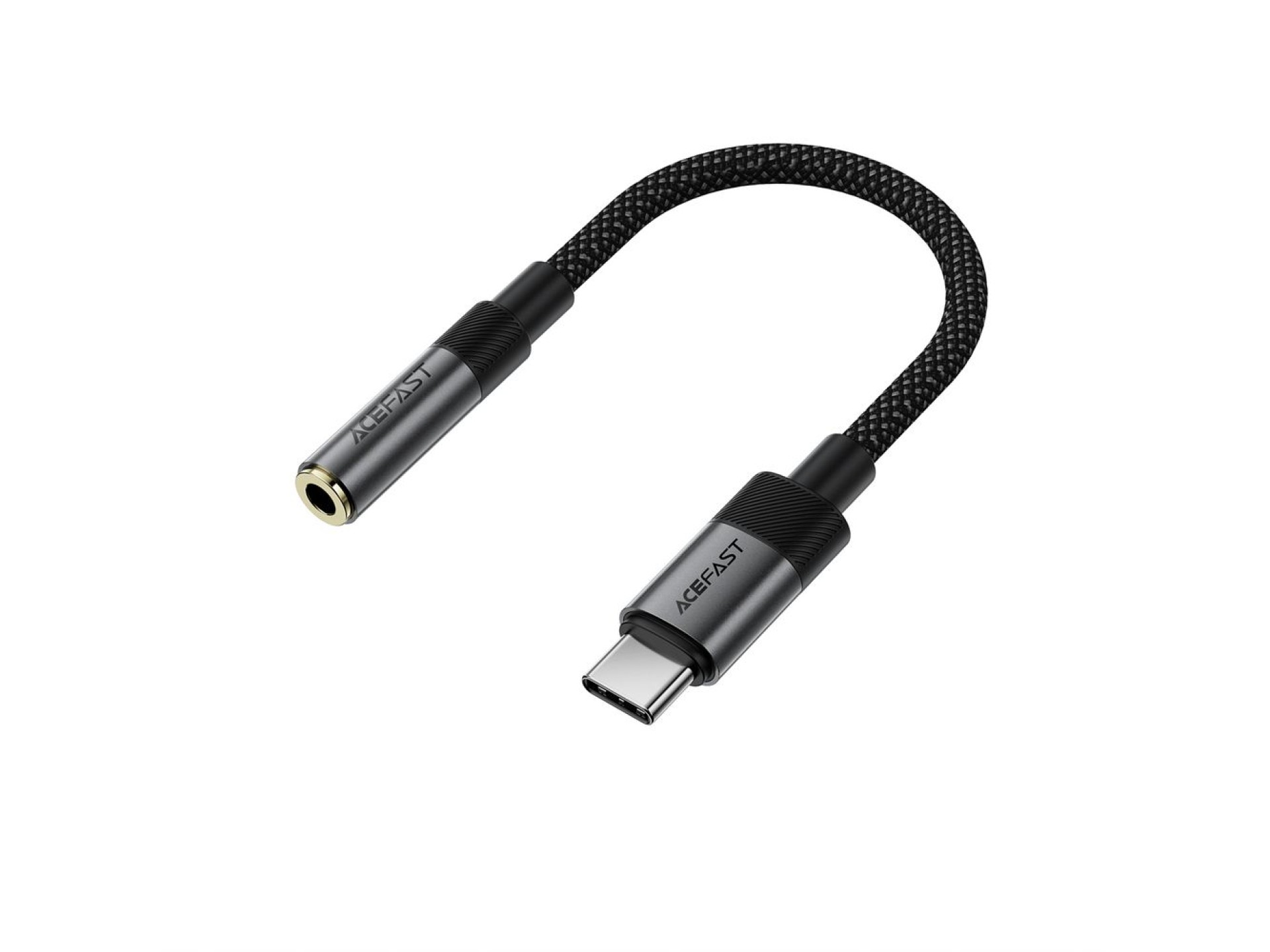 Acefast J12 USB-C to 3.5mm mini jack adapter - black