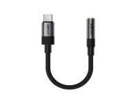 Acefast J12 USB-C to 3.5mm mini jack adapter - black