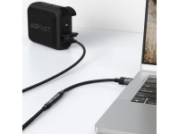 Acefast J13 USB-A to 3.5mm mini jack adapter - black