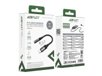 Acefast J12 USB-C to 3.5mm mini jack adapter - black