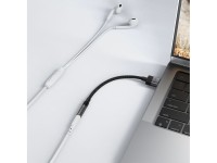 Acefast J13 USB-A to 3.5mm mini jack adapter - black