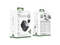 Adaptador de viagem Acefast Z8 GaN 45W com 3 portas USB-C + 2 portas USB-A e tomada CA de 2500W - Pr Adaptador de viagem Acefast Z8 GaN 45W com 3 portas USB-C + 2 portas USB-A e tomada CA de 2500W - Pr