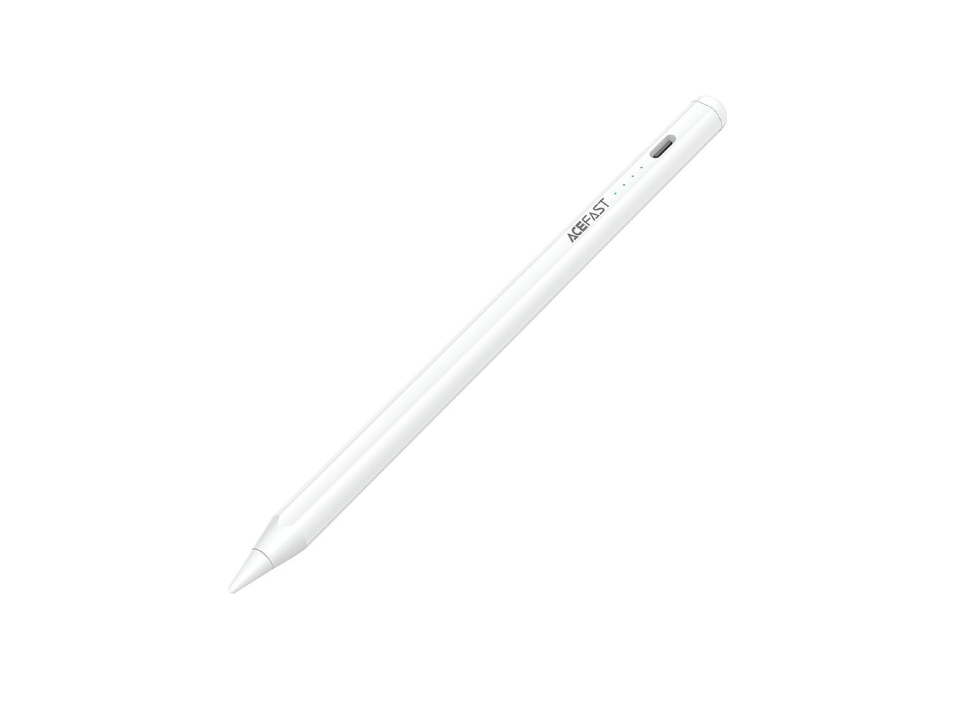 Lápiz óptico capacitivo universal Acefast V1 con 2 puntas intercambiables - Blanco