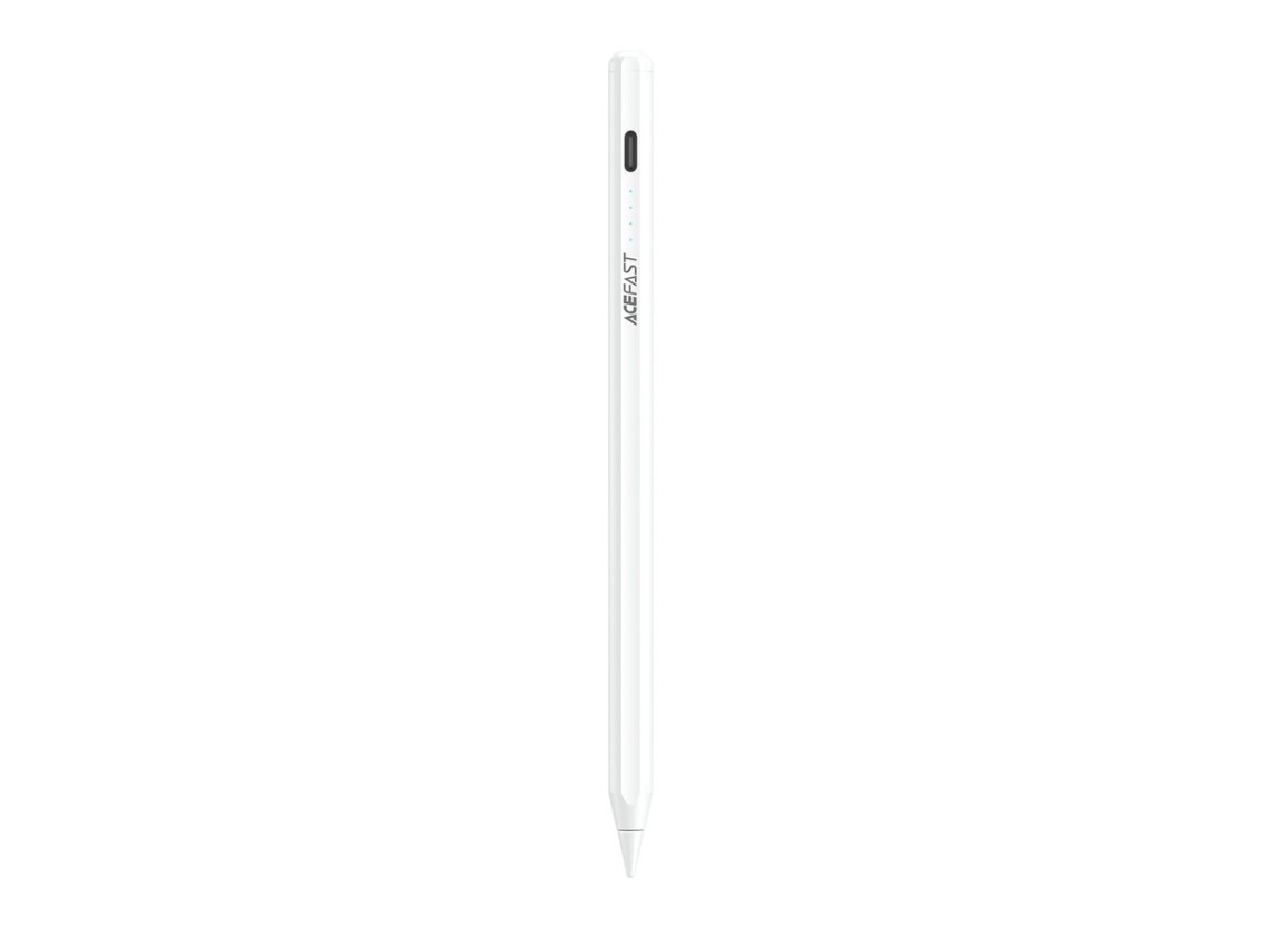 Lápiz óptico capacitivo universal Acefast V1 con 2 puntas intercambiables - Blanco