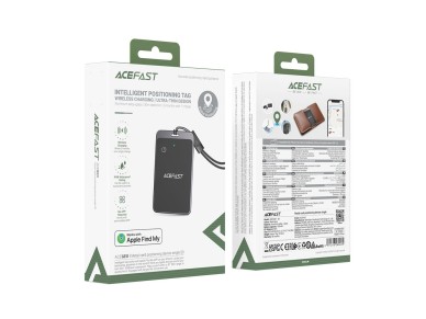 Dispositivo de posicionamiento de tarjeta met�lica Acefast S3, color gris metalizado �nico.
