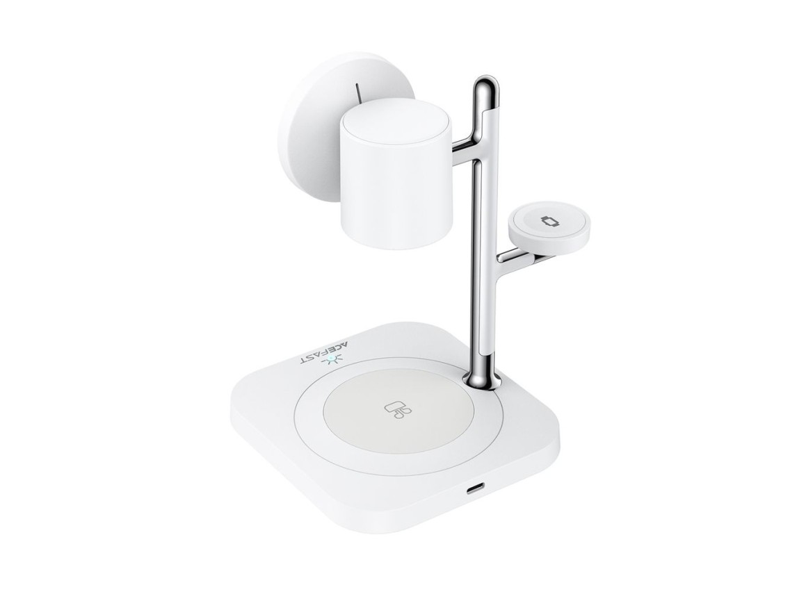 Acefast E39 Qi2.2 25W 4-in-1 Wireless Desk Charger for Phone, Watch, and Headphones with Night Light