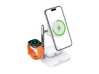 Acefast E39 Qi2.2 25W 4-in-1 Wireless Desk Charger for Phone, Watch, and Headphones with Night Light Acefast E39 Qi2.2 25W 4-in-1 Wireless Desk Charger for Phone, Watch, and Headphones with Night Light