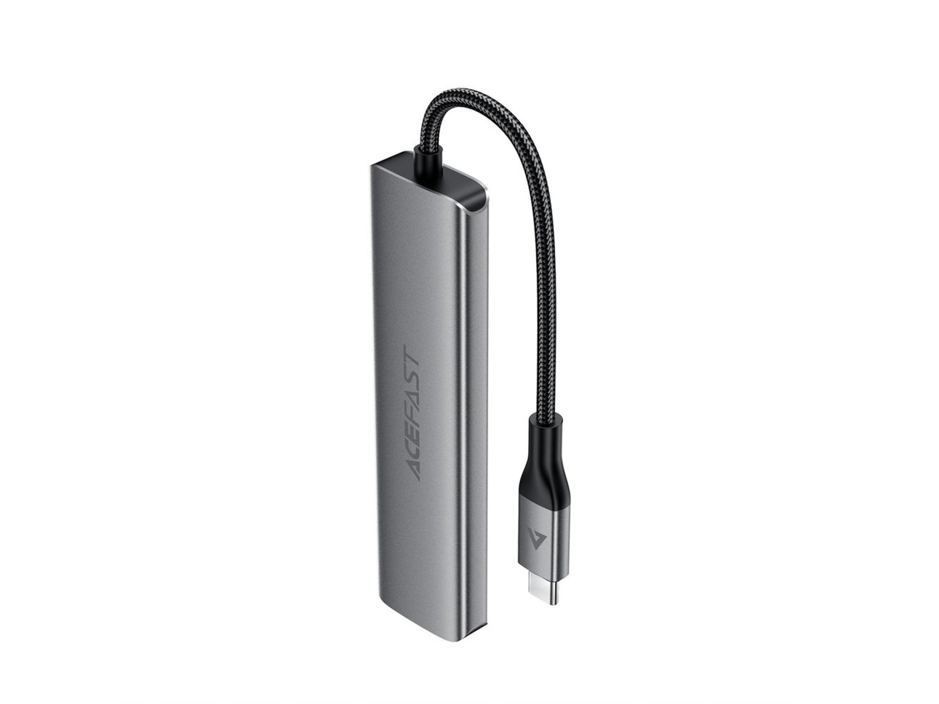 Acefast J18 USB Hub USB-C 6 en 1 HDMI 4K 60Hz PD90W Estación de acoplamiento - Gris