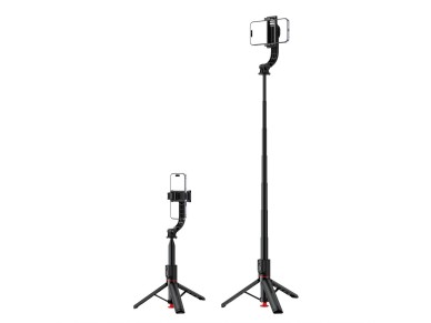 Acefast E42 Selfie Stick with Auto Tripod and Bluetooth Remote Control 1.05m - Black