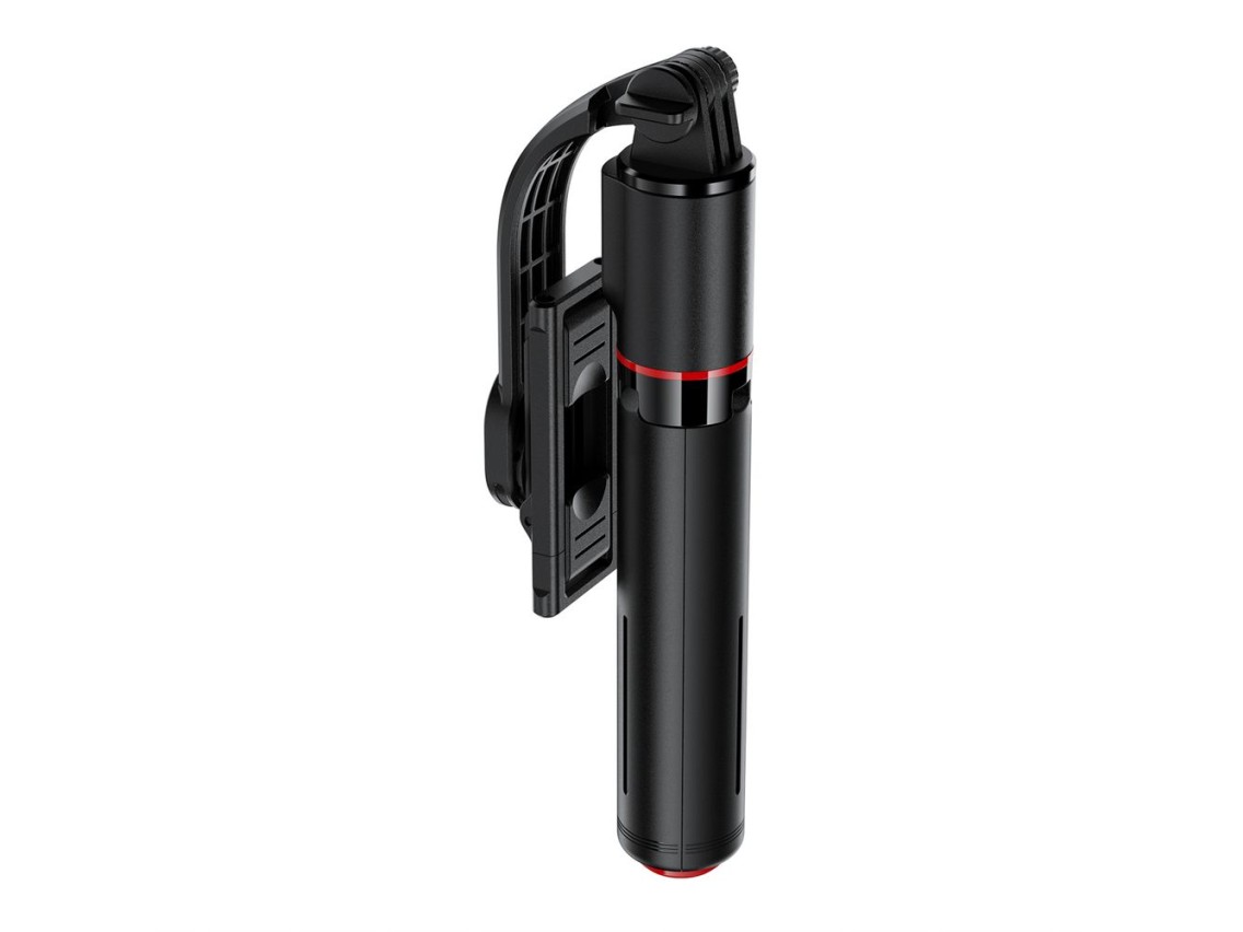 Bast�o de selfie Acefast E42 com trip� autom�tico e controle remoto Bluetooth de 1,05 m - Preto