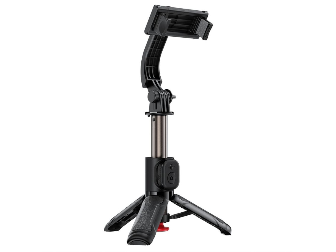 Palo selfie Acefast E42 con trípode automático y control remoto Bluetooth de 63 cm - Negro