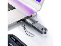 Adaptador Acefast J7 USB-A para USB-C - Cinza Adaptador Acefast J7 USB-A para USB-C - Cinza
