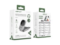 Estação de carregamento sem fio indutivo 3 em 1 Acefast E22, compatível com MagSafe - Cinza Estação de carregamento sem fio indutivo 3 em 1 Acefast E22, compatível com MagSafe - Cinza