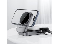 Estação de carregamento sem fio indutivo 3 em 1 Acefast E22, compatível com MagSafe - Cinza Estação de carregamento sem fio indutivo 3 em 1 Acefast E22, compatível com MagSafe - Cinza