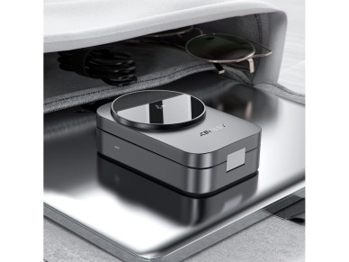 Acefast E22 3-in-1 Wireless Inductive Charging Station, MagSafe Compatible - Gray Acefast E22 3-in-1 Wireless Inductive Charging Station, MagSafe Compatible - Gray