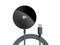Cargador magnético inductivo Acefast E24 Qi2 de 15 W con cable USB-C de 1,2 m - Negro Cargador magnético inductivo Acefast E24 Qi2 de 15 W con cable USB-C de 1,2 m - Negro