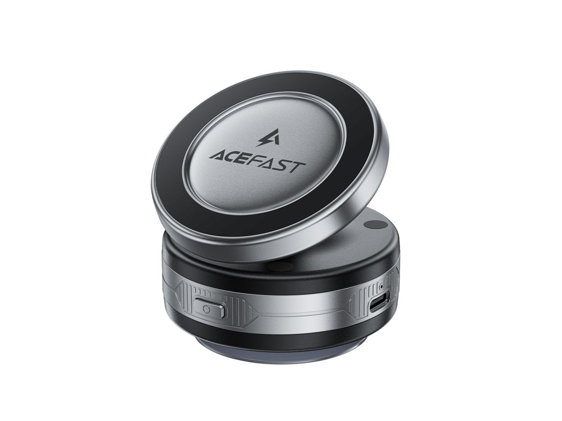 Acefast E29 Magnetic Holder with Wireless Charger with Suction Cup for Dashboard/Windshield - Black