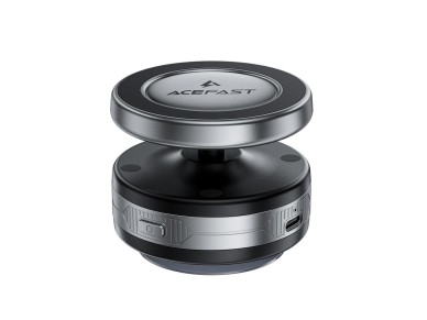 Suporte magnético Acefast E29 com carregador sem fio e ventosa para painel/para-brisa - Preto Suporte magnético Acefast E29 com carregador sem fio e ventosa para painel/para-brisa - Preto