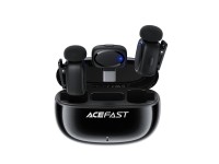 Microfones de lapela sem fio Acefast R2 - Preto Microfones de lapela sem fio Acefast R2 - Preto