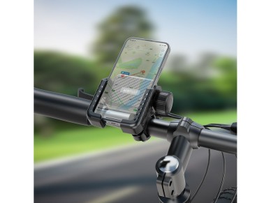 Suporte de guidão para bicicleta Acefast D58 - Preto Suporte de guidão para bicicleta Acefast D58 - Preto