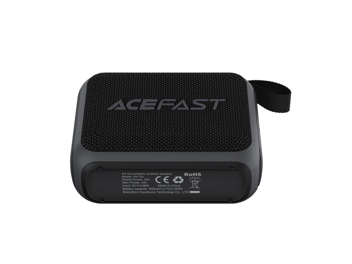 Acefast K4 Go Bluetooth 5.4 Mini Wireless Speaker - Black