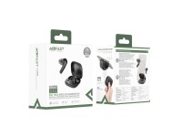 Fones de ouvido intra-auriculares sem fio Acefast W4 TWS com função de suporte para celular - preto Fones de ouvido intra-auriculares sem fio Acefast W4 TWS com função de suporte para celular - preto