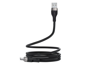 Acefast C11-04 USB-A - USB-C 3A Cable 1.2m Magnetic Braid - Black Acefast C11-04 USB-A - USB-C 3A Cable 1.2m Magnetic Braid - Black