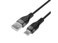 Cable Acefast C11-04 USB-A - USB-C 3A de 1,2 m con trenzado magnético - Negro Cable Acefast C11-04 USB-A - USB-C 3A de 1,2 m con trenzado magnético - Negro