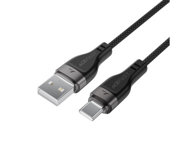 Acefast C11-04 USB-A - USB-C 3A Cable 1.2m Magnetic Braid - Black Acefast C11-04 USB-A - USB-C 3A Cable 1.2m Magnetic Braid - Black